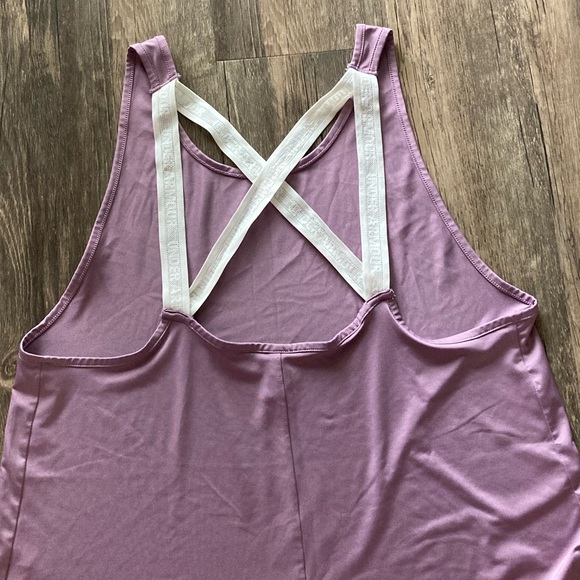 Under Armour Light Purple Strappy Tank Top Sz L - Picture 4 of 4